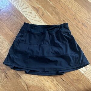 Lululemon Pace Rival Black Skirt